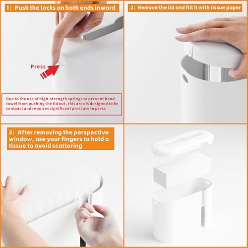 Yieach Touchless Paper Towel Dispenser for Countertop,Home,Bathroom and Kitchen,White Commercial Multifold Paper Towel Dispenser for Z-fold,Folded,Trifold,Napkin,C fold,Tri Fold Hand Towels Holder - Image 5