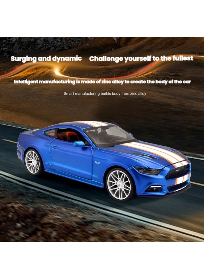 general 1:24 2015 Ford Mustang GT car model Metal Car model gift for family and friends - Image 3