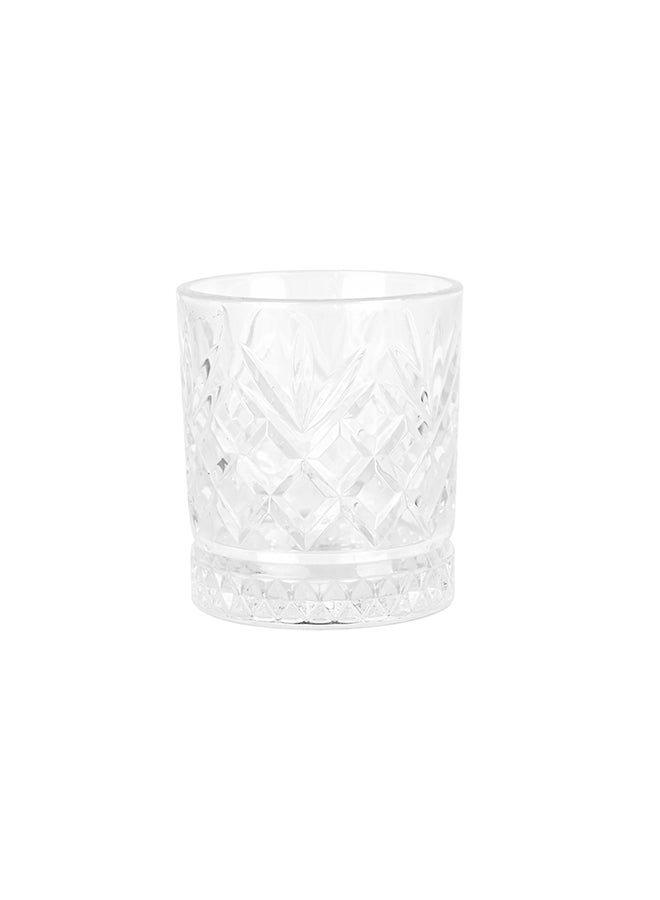 Ollieroo Embossed Old Fashioned Whiskey Glasses - Durable 200ml Glass Tumbler for Cocktails, Water, Juice, Beer, Scotch, Cognac, Cocktails, Edition Glassware Set, Dishware, Dishwasher Safe - Image 5