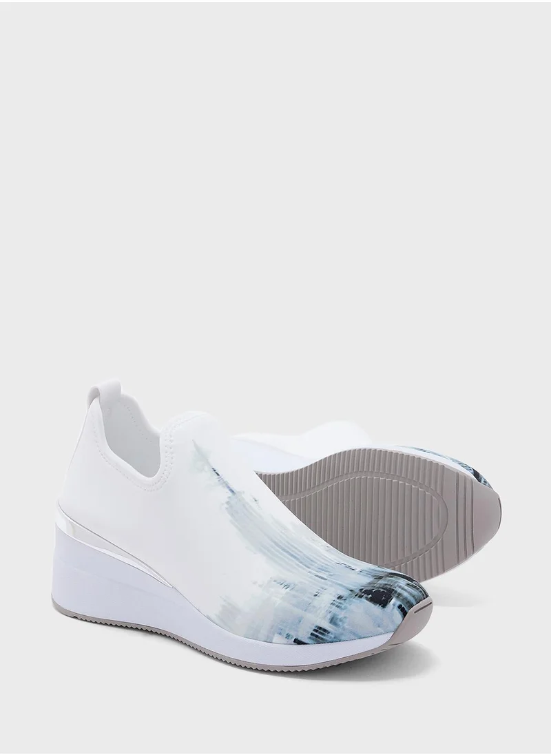 DKNY Parks Skyline Slip On Wedge Sneaker
