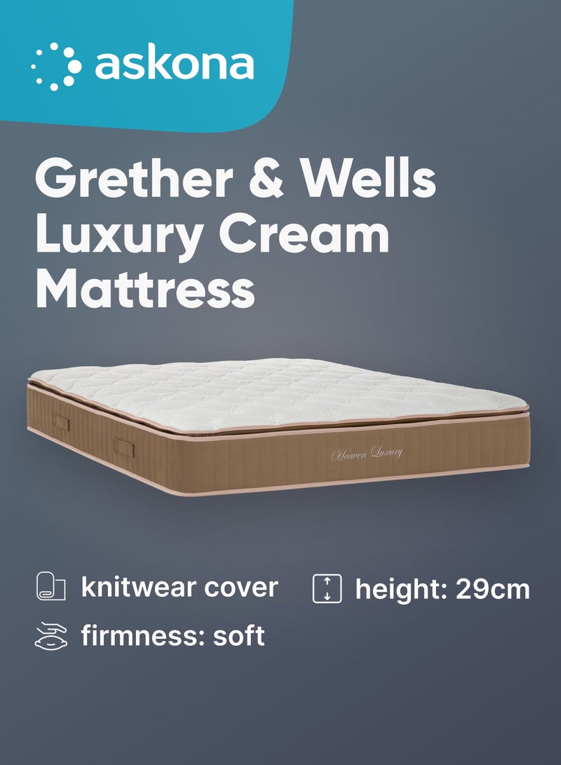 Askona Mattress Grether And Wells Luxury Grey 200x180x29 cm (LxWxH) - Image 1
