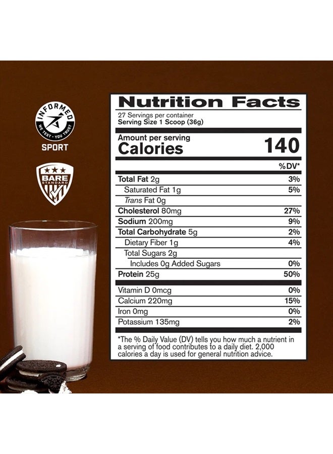 Bare Performance Nutrition , BPN Whey Protein Powder, Whey Protein Concentrate, Native Micellar Casein, Amazing Mixability, Milk N' Cookies - Image 2