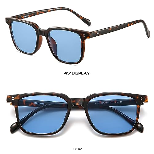 Gtand Unisex Vintage Retro Square Style Tinted Sunglasses For Men Women Fashion Rectangle Sun Glasses 52mm - Image 3