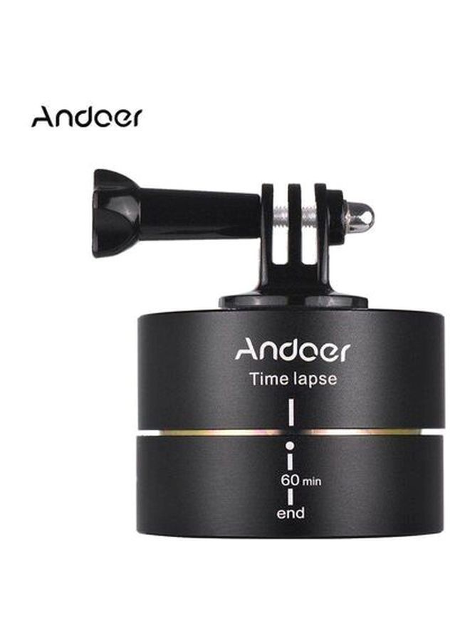 NIBEMINENT Auto Rotating Time Lapse Tripod Head Black  - Image 3