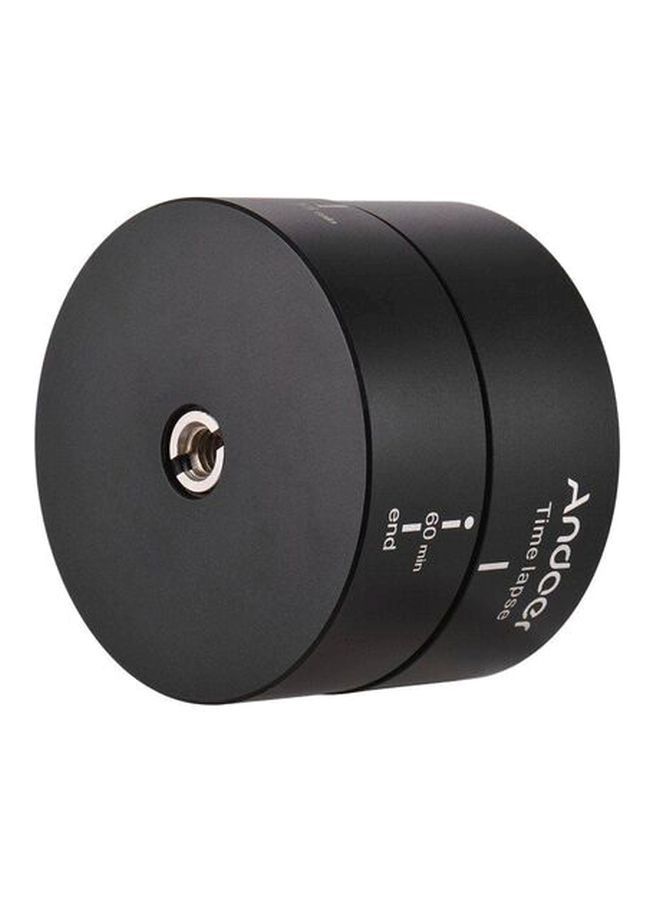 NIBEMINENT Auto Rotating Time Lapse Tripod Head Black  - Image 4