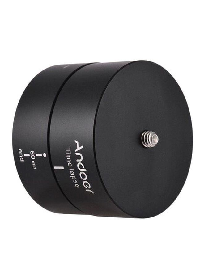 NIBEMINENT Auto Rotating Time Lapse Tripod Head Black  - Image 2