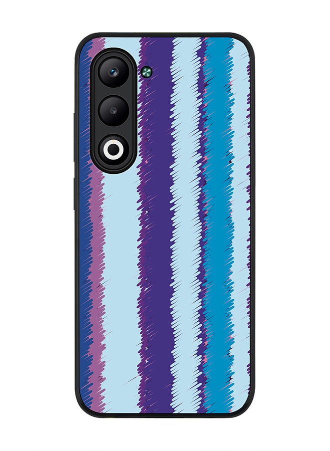 For Oppo A5 5G / A5 4G Case,Slim fit Camera Protection, Shockproof Thin Phone cover  - Lines Of Violet