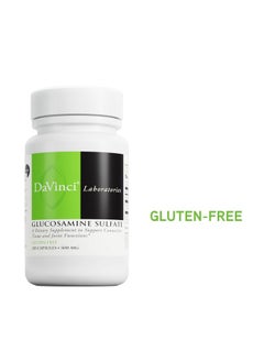 Davinci DAVINCI Labs Glucosamine Sulfate - A Dietary Supplement to Support Connective Tissue and Joint Functions - Gluten-Free - 500 mg - 120 Capsules  - Image 5