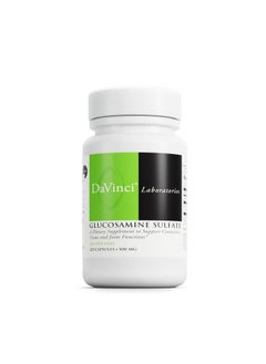 Davinci DAVINCI Labs Glucosamine Sulfate - A Dietary Supplement to Support Connective Tissue and Joint Functions - Gluten-Free - 500 mg - 120 Capsules  - Image 1