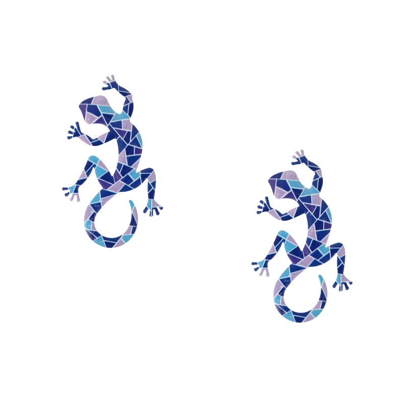2pcs Colorful Iron Craft Pendant Indoor Wall Hanging Decor Wall Decor - Image 1