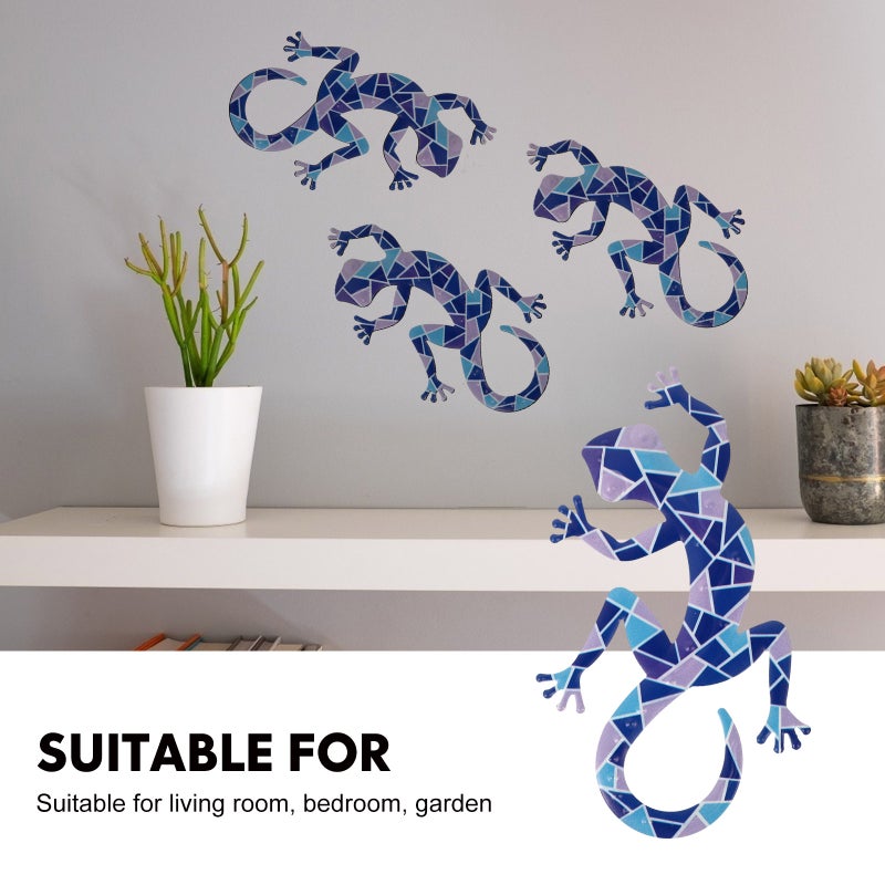 2pcs Colorful Iron Craft Pendant Indoor Wall Hanging Decor Wall Decor - Image 2