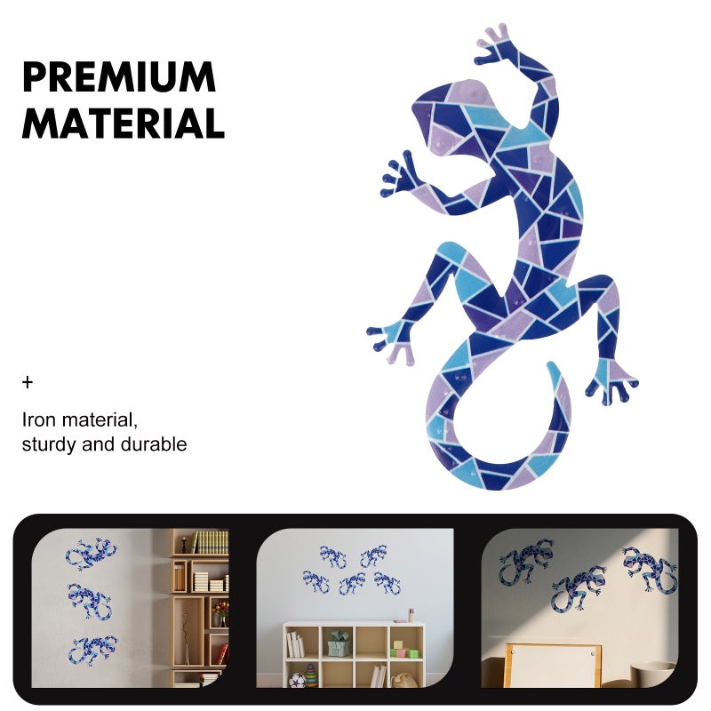 2pcs Colorful Iron Craft Pendant Indoor Wall Hanging Decor Wall Decor - Image 4