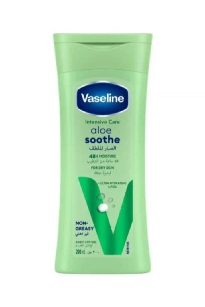Vaseline Intensive Care Aloe Soothe 48H Moisture Body Lotion 200 ml - Image 3