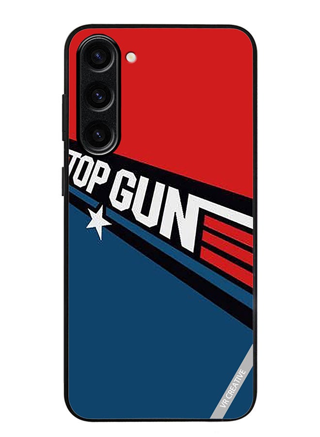 VR CREATIVE Protective Case Cover For Samsung Galaxy S23 Plus Top Gun Theme Design Multicolour - Image 1