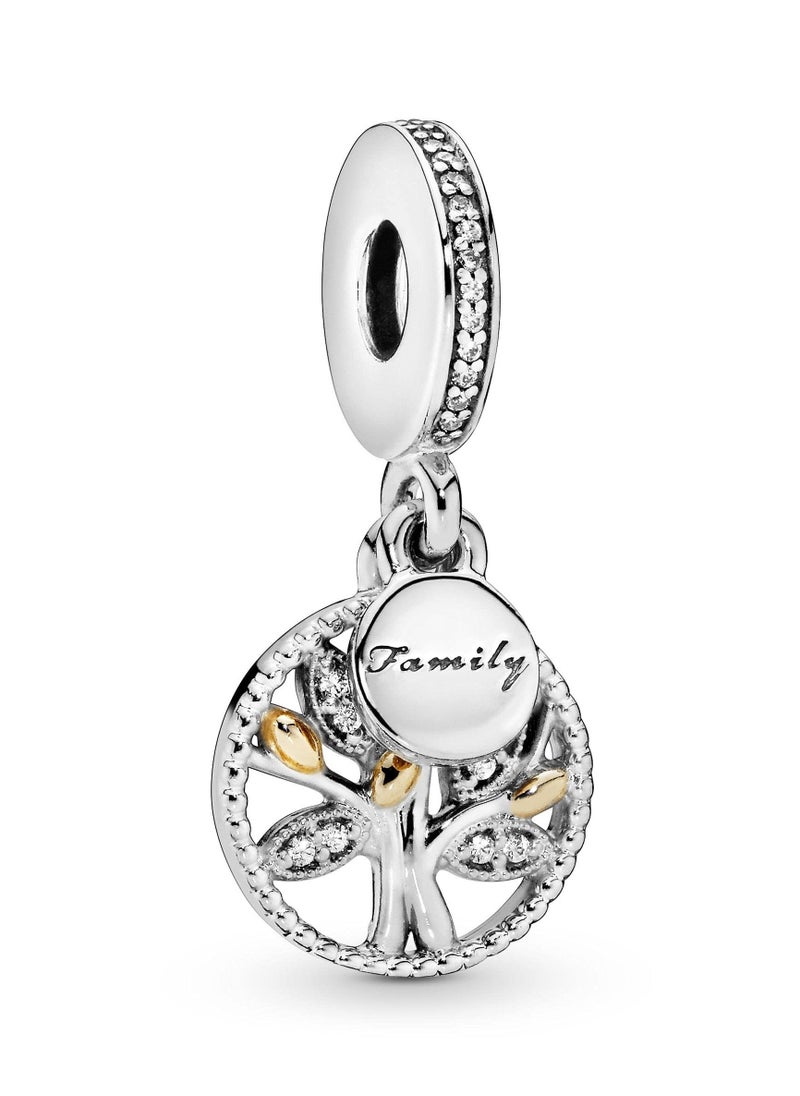 Pandora Sparkling Family Tree Cubic Zirconia Pendant in 925 Silver and 14K Yellow Gold with Box - pzsku/Z56F4028A34E22F6E0F40Z/45/_/1740542597/246d1cc4-92b8-4a4d-8f96-59efe28655e1