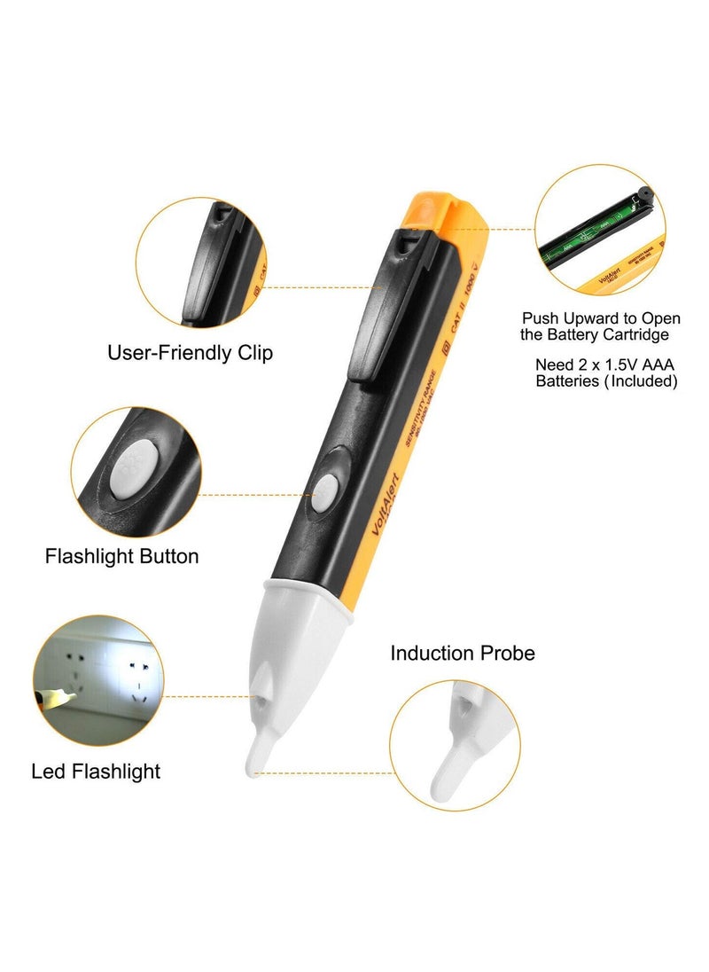 Generic Beliky 1AC-D 90-1000V AC Voltage Tester Pen with LED Light  - Image 4