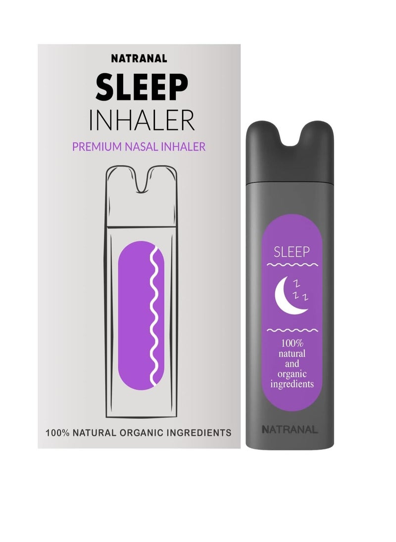Natranal - Sleep Nasal Inhaler - Natural Nasal Inhaler Stick 100% Natural & Organic Ingredients, Aromatherapy Inhaler - Delicious Aromas - Made in USA 1 Pack - Image 1