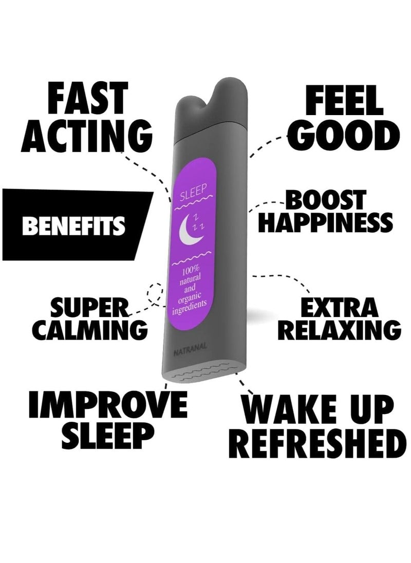 Natranal - Sleep Nasal Inhaler - Natural Nasal Inhaler Stick 100% Natural & Organic Ingredients, Aromatherapy Inhaler - Delicious Aromas - Made in USA 1 Pack - Image 1