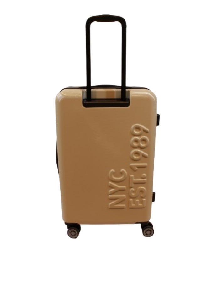 DKNY SOHO Hardside Luggage on Wheels for Unisex | Ultra Lightweight ABS on with Spinner Wheels 4 Color Taupe - Image 2