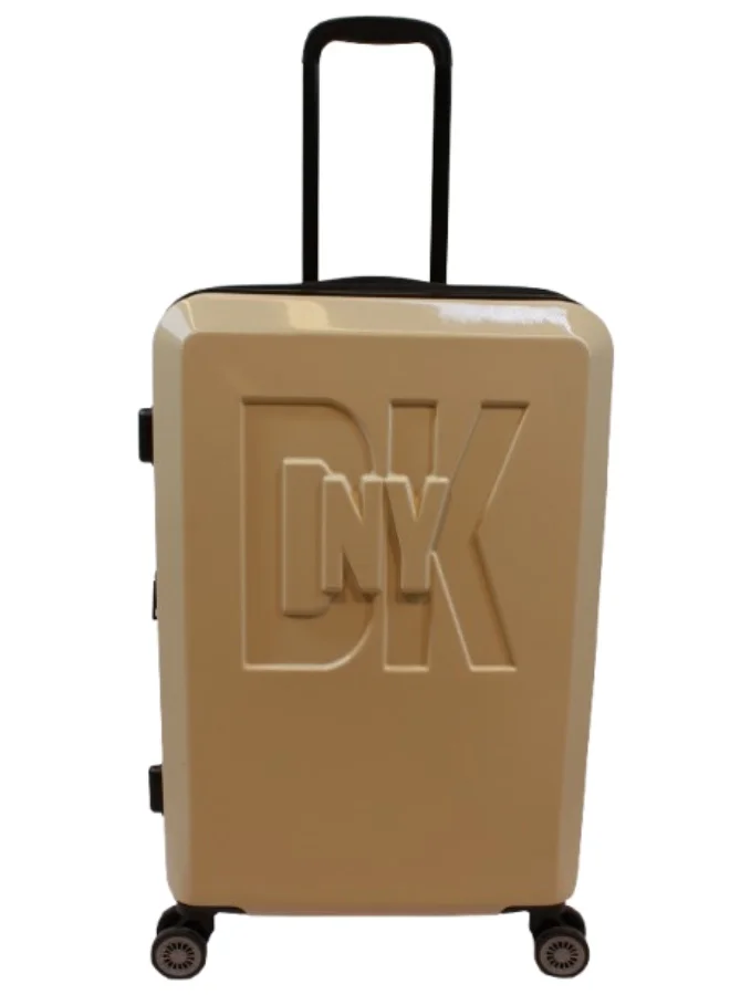 DKNY DKNY SOHO Hardside Luggage on Wheels for Unisex | Ultra Lightweight ABS on with Spinner Wheels 4 Color Taupe