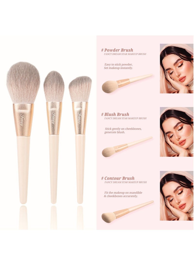 Fancy Dream Star Ultra-Thin Precision Makeup Brush With Soft Fibers, 01 Powder Brush - Image 5