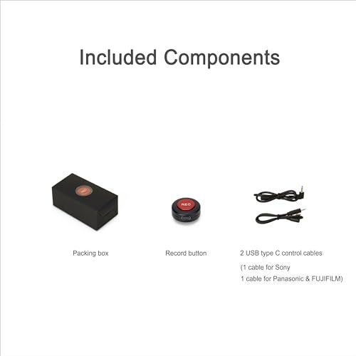 Konova Record Button for Top Side Handle (not Including Handle) Remote Trigger Compatible for Sony A7 / Panasonic S5 / Fujifilm X-T3 - Image 2