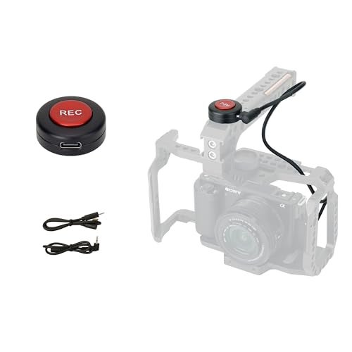 Konova Record Button for Top Side Handle (not Including Handle) Remote Trigger Compatible for Sony A7 / Panasonic S5 / Fujifilm X-T3 - Image 1