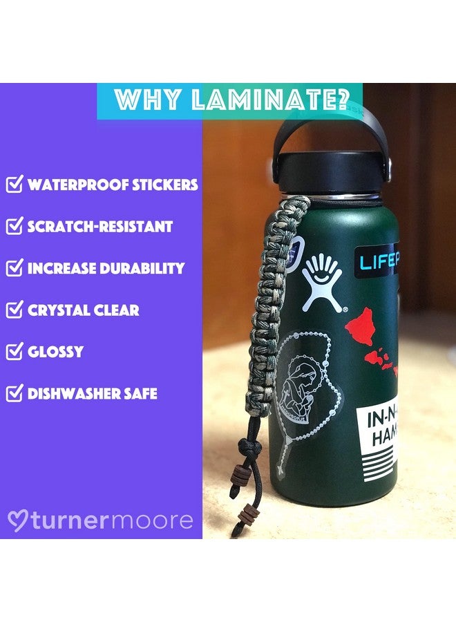 Turner Moore Edition لامينيت فينيل شفاف ذاتي اللصق 12" × 15 قدم - لـ كريكت، سيلويت كامي، قواطع الحرف، وقواطع القوالب | ستايل تيك من تورنر مور (لامينيت فينيل شفاف) - Image 3