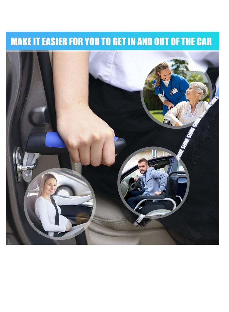 Excefore Car Handle Assist for Elderly, Portable Car Cane Grab Bar Mobility Aid, Car Door Armrest for Disabled, Car Emergency Escape Tool, Car Cane Mobility Aid Used as Standing Assist Mobility Aid Armrest - Image 3