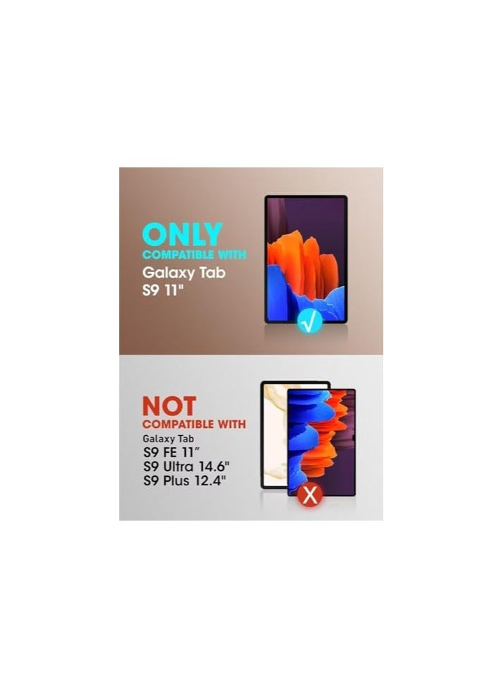 سوبكيس حافظة سلسلة SUPCASE Unicorn Beetle Pro مصممة لجهاز Galaxy Tab S9 (إصدار 2023)، حافظة حماية متينة لكامل الجسم مع واقي شاشة مدمج - أسود - Image 2