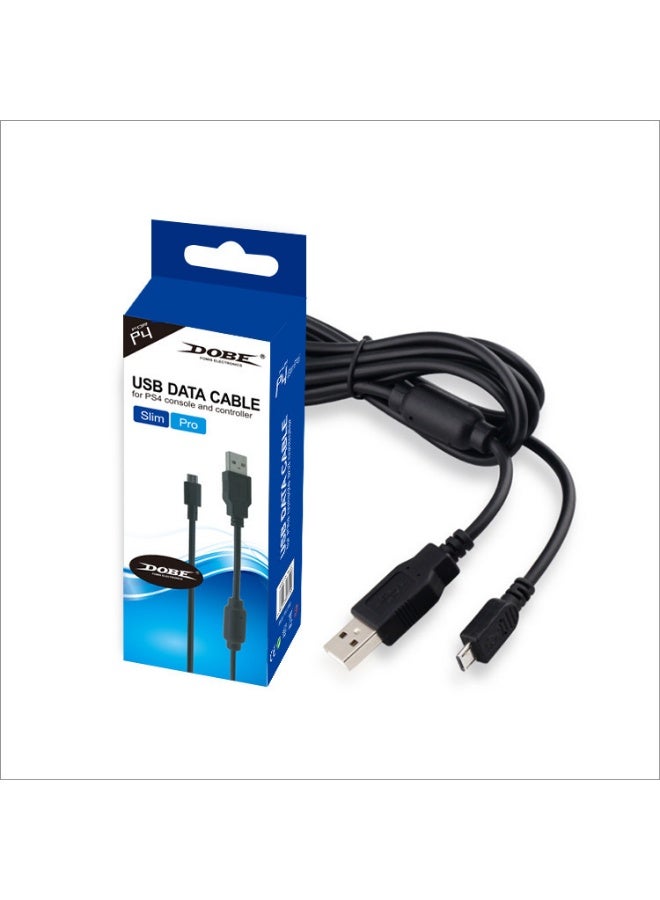 دوبي كابل شحن USB لوحدة تحكم PS4، متوافق مع Sony PlayStation 4 / PS4 / PS4 Slim / PS4 Pro / Xbox One (بطول 6 أقدام / 1.8 متر) - Image 1