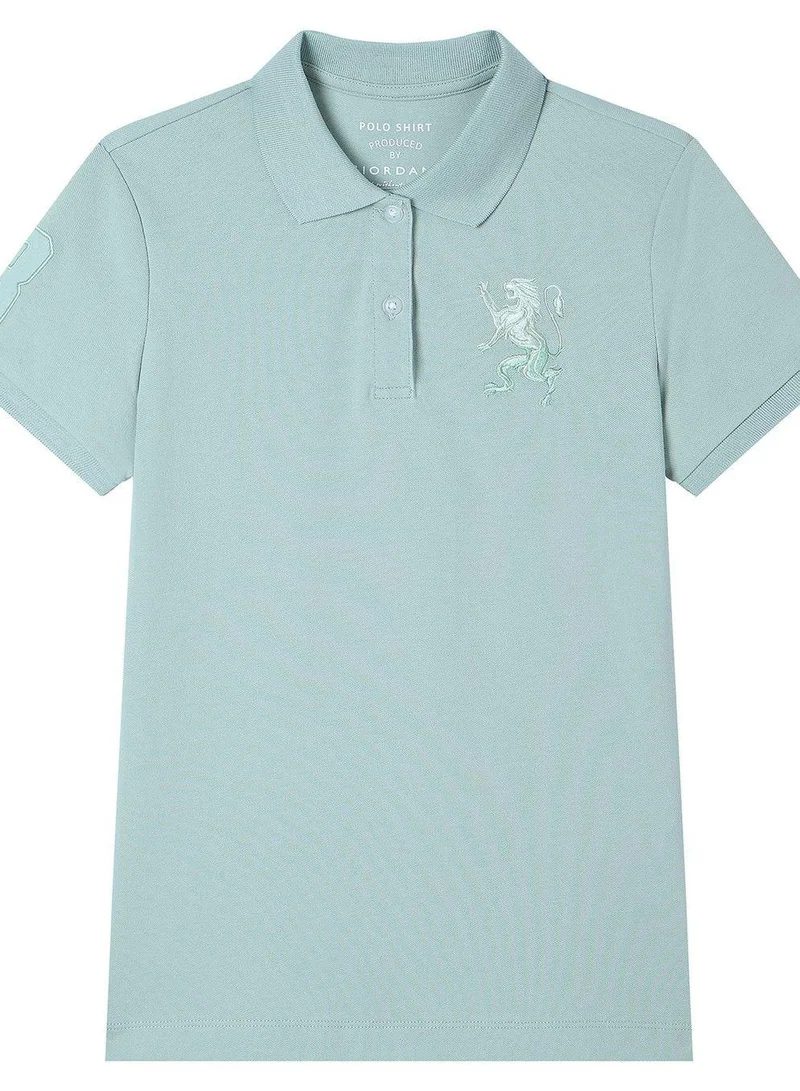 Women’s Slim Fit Embroidered 3D Lion Polo