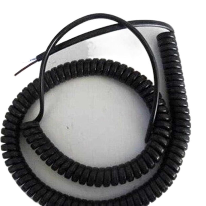 Spiral Cable, 2 Core Spring Spiral Cable Telescopic Wire 24AWG 20AWG 17AWG 14AWG .5-7.5 Meters Power Cord Expandable Solar sheathed - Image 4