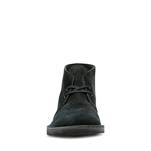 Clarks Men's Bushacre 2 Chukka Boot, Black Suede, 8 Wide - Image 4