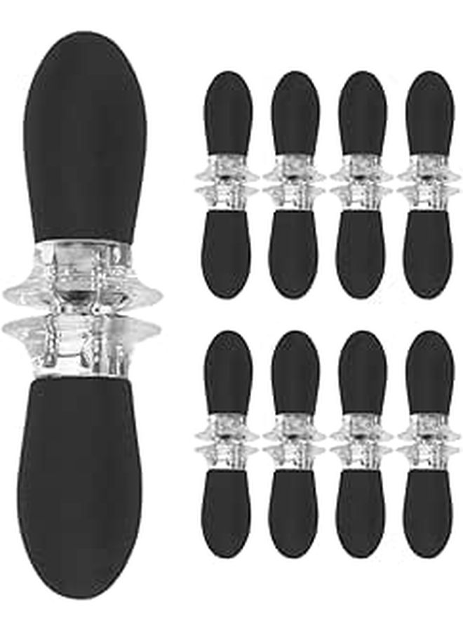 9 Pairs Corn Holders Stainless Steel Anti Scald Forks Easy Grip BBQ Camping - Image 1