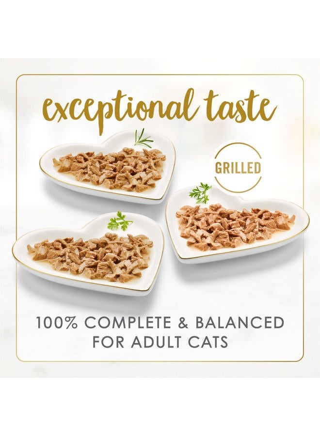 Fancy Feast Purina Grilled Wet Cat Food Poultry and Beef Collection Wet Cat Food Variety Pack - (Pack of 30) 3 oz. Cans - Image 4