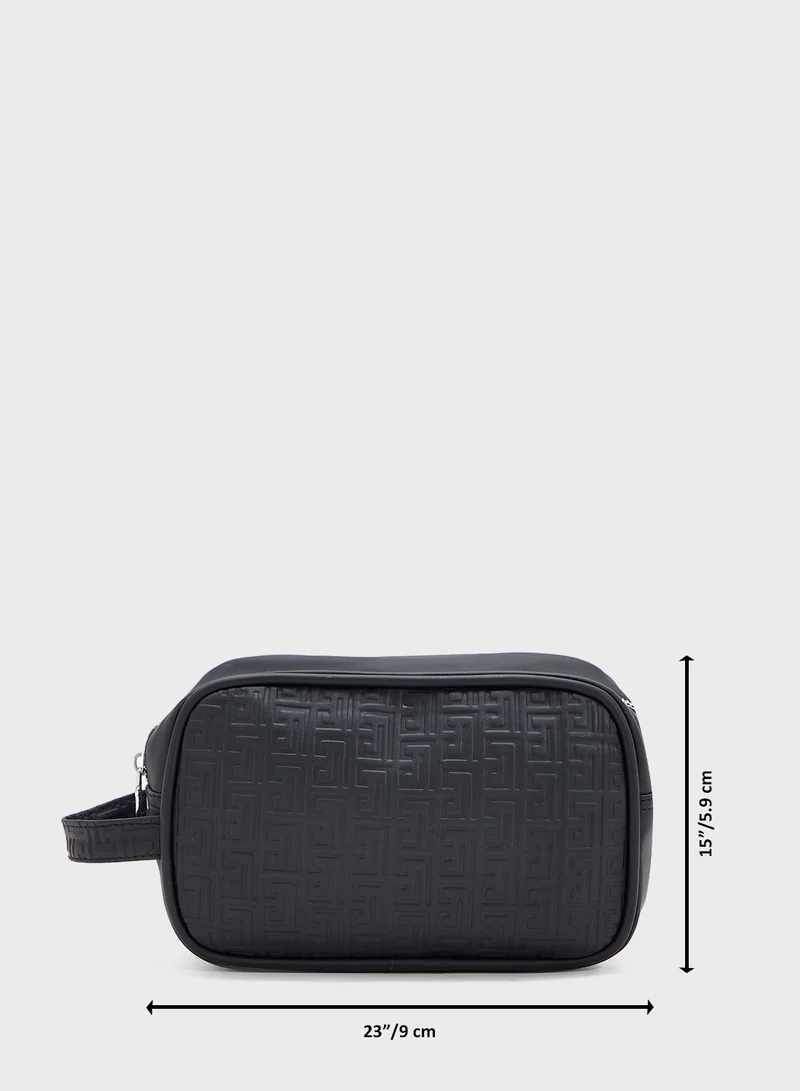 Robert Wood Dual Compartment Travel Kit Wash Bag