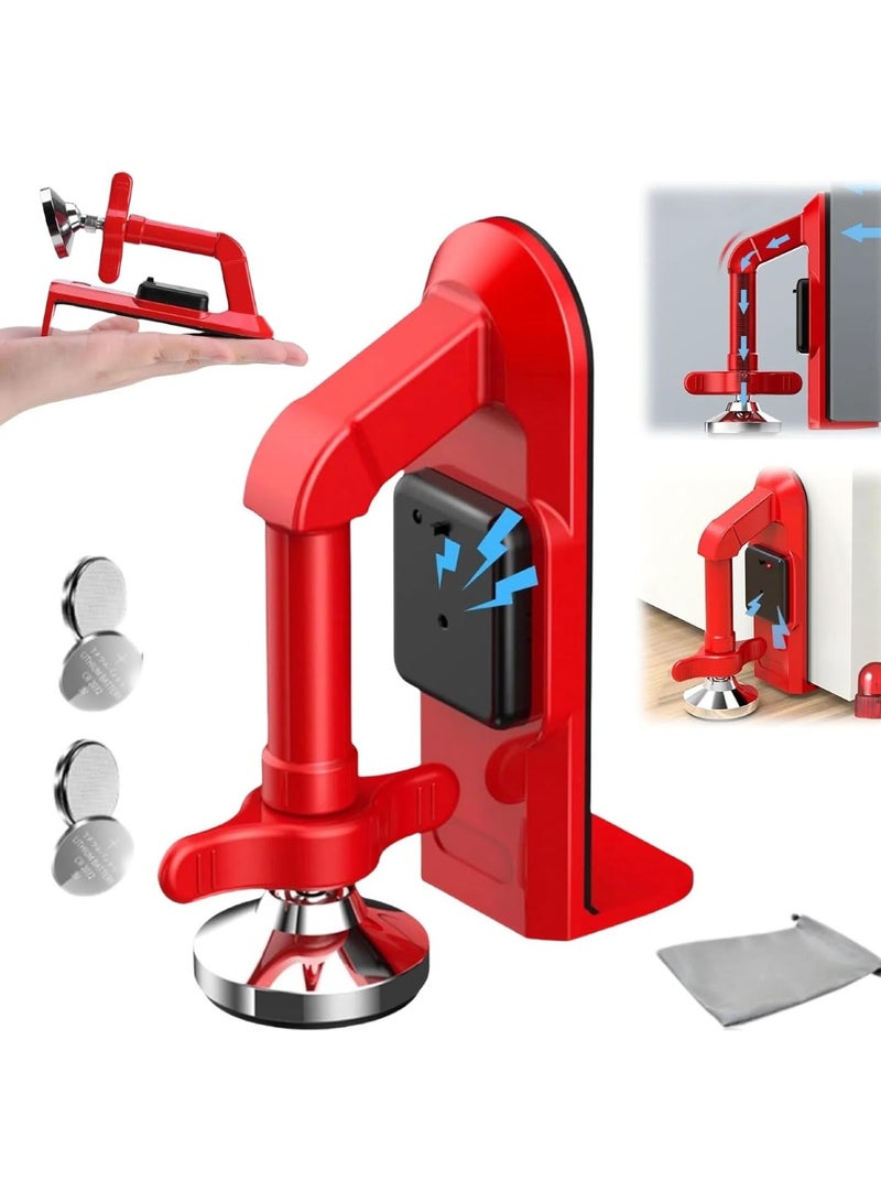 Portable Alarm Door Stopper, Portable Door Jammer, Travel Anti Theft Door Blocker, No Drill Door Stoppers Security for Home, Apartment, Office, Hotel, Travel, Portable Door Lock for Women, Children  - Image 1