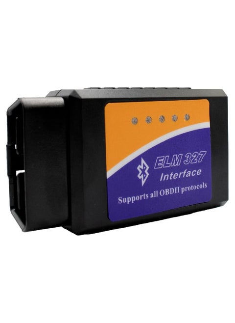 QRG OBD2 Scanner Bluetooth - Car Scanner Compatible with iOS, iPhone, iPad and Android – OBD2 Reader Car Diagnostic Tool Wireless OBD Car Code Reader – Check Engine Code Reader – Upgraded V2.1