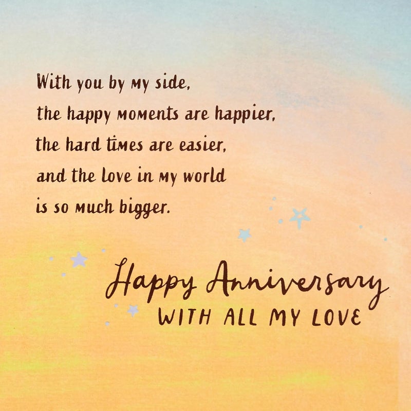 Hallmark Anniversary Card for Husband or Boyfriend - For the Man I Love - Image 3