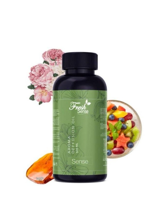 فريش سينس SENSE زيت عطر الديفيوزر – مزيج أروماثيرابي بالفواكه، الزهور، والعنبر – Made in UK - Image 1