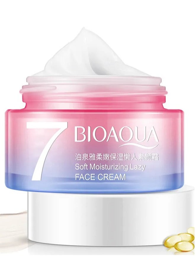 BIOAOUA Soft Moisturizing Lazy Face Cream 50 g - Image 1