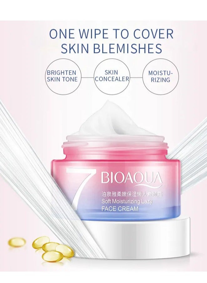 BIOAOUA Soft Moisturizing Lazy Face Cream 50 g - Image 3