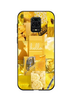 VR CREATIVE Protective Case Cover For Xiaomi Redmi Note 9S/9 Pro Hello Design Multicolour  - Image 1