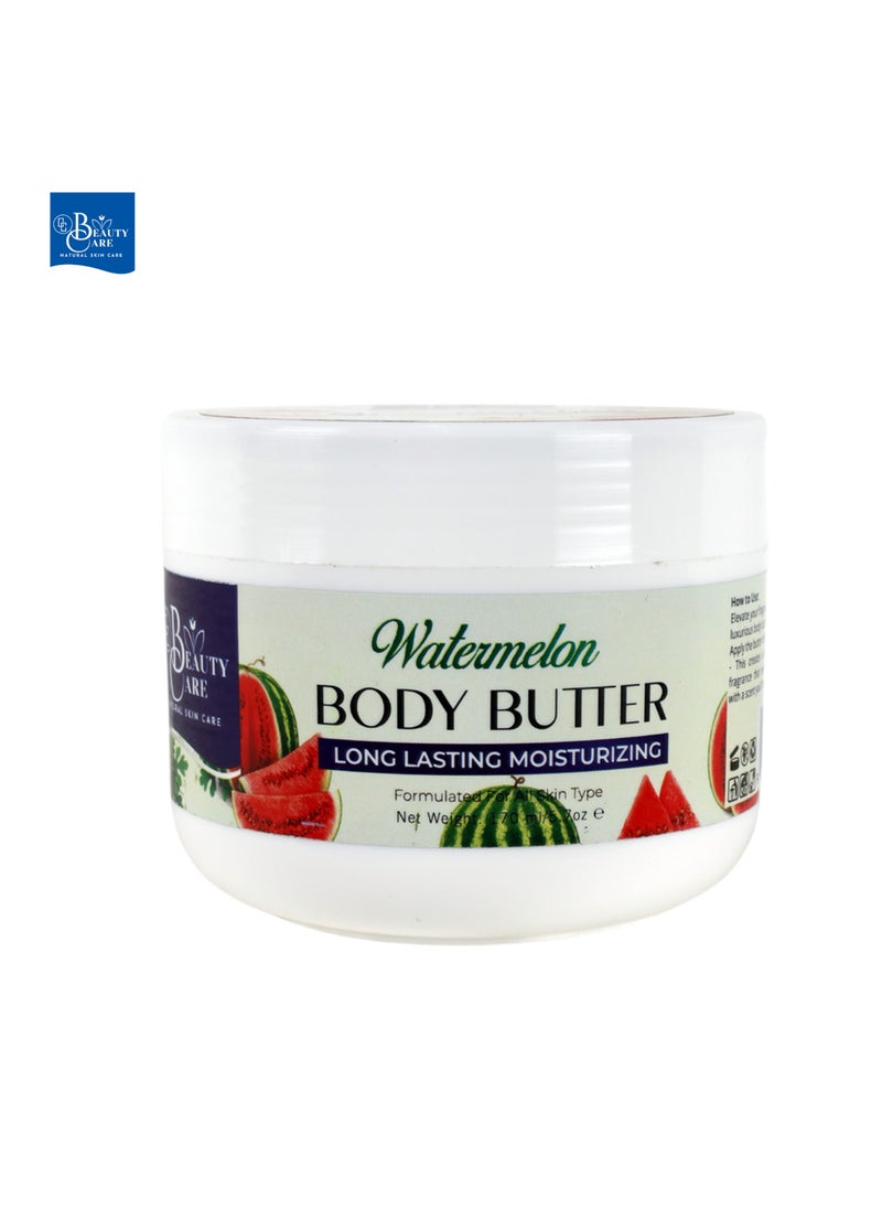GC Beauty Care GC Beauty Care Body Butter – Watermelon (170ml / 5.7oz) Shea Butter Infused Long-Lasting Moisturizer for All Skin Types – Promotes Anti-Aging & Prevents Skin Problems  - Image 1