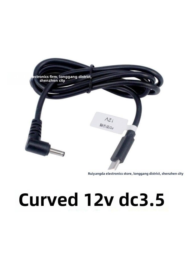 TYPEC Round Head 9V12PD3.115V20V28 Portable Tablet Computer Car Refrigerator Fish Tank Water Pump Transfer Line-Color:PD 12V 5525  - Image 5