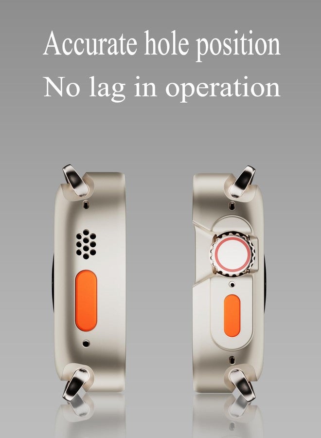 Yrzper Compatible for Apple Watch Ultra 3/2/1 49mm Rugged Case All Around Shockproof TPU Protective Cover Bumper Lightweight and Shock Absorbent for Women Men (2Black) - Image 5