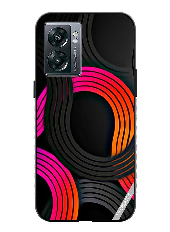 VR CREATIVE Protective Case Cover For Oppo A57 5G Flower Design Multicolour - Image 1