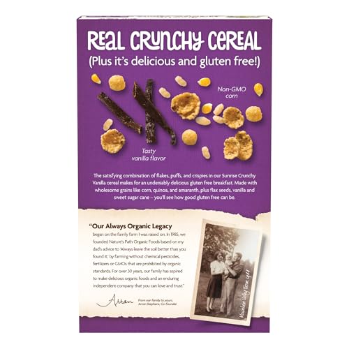 Nature's Path, Organic Gluten-Free Crunchy Vanilla Cereal, 10.6 Oz - Image 4