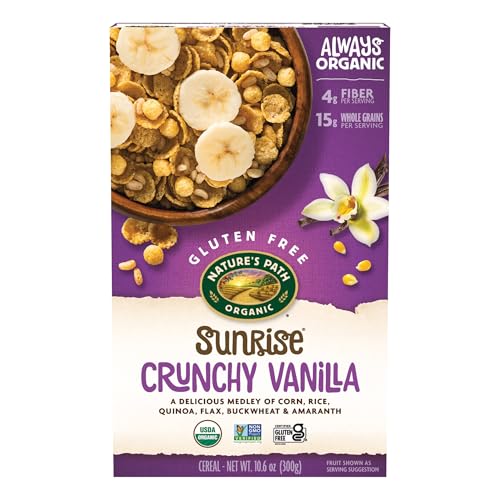 Nature's Path, Organic Gluten-Free Crunchy Vanilla Cereal, 10.6 Oz - Image 1